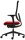sedus Bürostuhl se:do pro light 2, AP-896/015 Stoff rot, Gestell schwarz