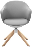 sedus Schalenstuhl se:flair FR-820/113 hellgrau Stoff, 1 St.