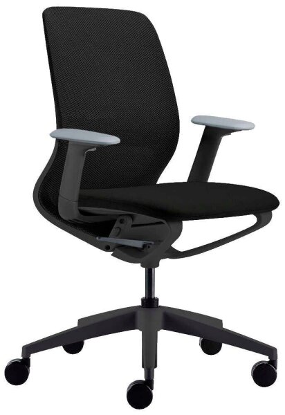 sedus Bürostuhl se:motion net, EM-821/101 Stoff schwarz, Gestell schwarz