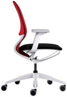 sedus Bürostuhl se:motion net, EM-821/110 Stoff rot, Gestell grau