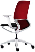 sedus Bürostuhl se:motion net, EM-821/110 Stoff rot, Gestell grau