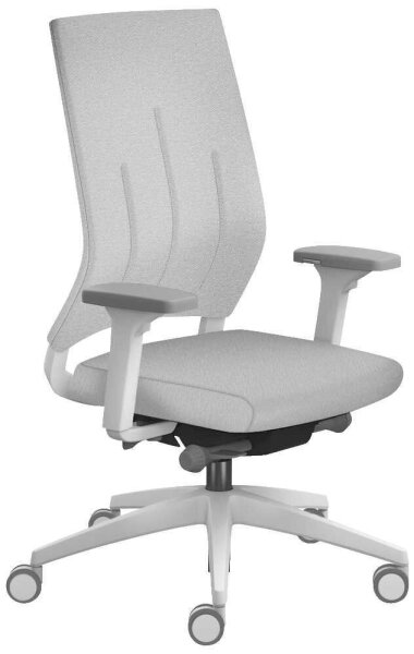 sedus Bürostuhl se:quaterback 2, QB-105/201 Stoff grau, Gestell grau