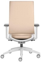 sedus Bürostuhl se:quaterback 2, QB-105/202 Stoff beige, Gestell grau