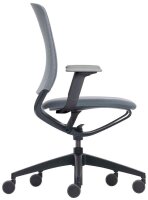sedus Bürostuhl se:motion, EM-801/112 Stoff grau, Gestell schwarz