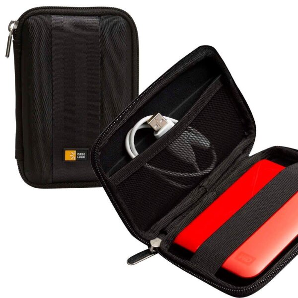 case LOGIC® 1er Festplatten-Tasche schwarz, 1 St.