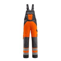 MASCOT® unisex Warnschutz-Latzhose Gosford orange,...