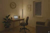 MAUL MAULpino high performance LED Stehlampe silber