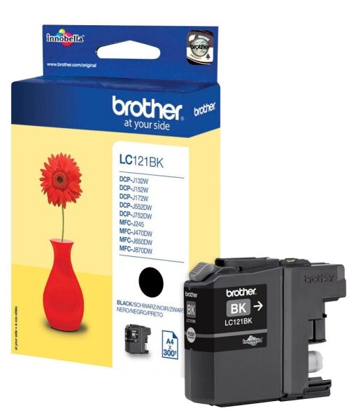 brother LC-121BK schwarz Druckerpatrone