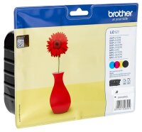 brother LC-121BK/C/M/Y schwarz, cyan, magenta, gelb...