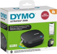 DYMO LetraTag 200B Beschriftungsgerät schwarz