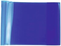 HERMA Heftumschlag PLUS quer transparent blau Kunststoff...