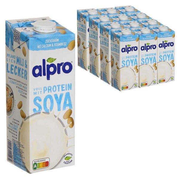 alpro® ORIGINAL Protein Sojadrink 12x 1,0 l