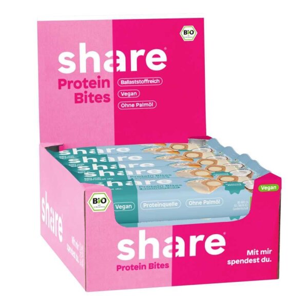 share Bio Protein Bites Coconut Almond Proteinriegel 15 Riegel, 15 St.