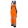 QUALITEX® unisex Warnschutz-Latzhose orange, marine Größe 48