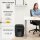 Fellowes Powershred LX50 Aktenvernichter mit Partikelschnitt P-4, 4 x 37 mm, bis 9 Blatt, schwarz