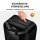 Fellowes Powershred LX50 Aktenvernichter mit Partikelschnitt P-4, 4 x 37 mm, bis 9 Blatt, schwarz