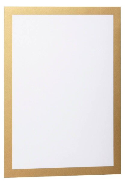 DURABLE Magnetrahmen selbstklebend DURAFRAME® gold A4, 2 St.