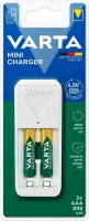 VARTA Mini Charger Akku-Schnellladegerät inkl. Akkus