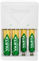 VARTA Plug Charger Akku-Schnellladegerät inkl. Akkus