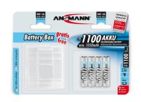 ANSMANN Akkus Ni-MH Micro AAA 1.050 mAh, 4 St.