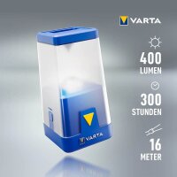 VARTA Outdoor Ambiance L20 LED Campinglampe blau, 1 St.
