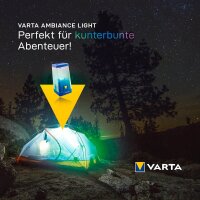 VARTA Outdoor Ambiance L20 LED Campinglampe blau, 1 St.