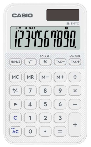 CASIO SL-310YC-WE Taschenrechner weiß