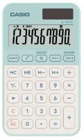 CASIO SL-310YC-LG Taschenrechner hellgrün, weiß