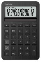 CASIO MS-200DQ-BK Taschenrechner eisenschwarz