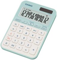 CASIO MS-20YC-LG Taschenrechner hellgrün, weiß