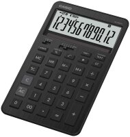 CASIO JW-200DQ-BK Taschenrechner eisenschwarz