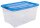 IRIS Ohyama Clear NTB Aufbewahrungsbox 45,0 l transparent, blau 39,5 x 57,5 x 30,5 cm, 1 St.