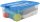 IRIS Ohyama Clear NTB Aufbewahrungsbox 30,0 l transparent, blau 39,5 x 57,5 x 20,5 cm, 1 St.