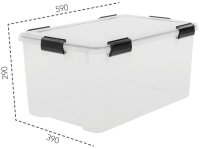 IRIS Ohyama Water Proof Aufbewahrungsbox 50,0 l...