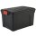 IRIS Ohyama Multi Aufbewahrungsbox 60,0 l schwarz, rot 39,5 x 59,0 x 35,5 cm, 1 St.