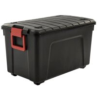 IRIS Ohyama Multi Aufbewahrungsbox 110,0 l schwarz, rot...