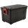 IRIS Ohyama Multi Aufbewahrungsbox 110,0 l schwarz, rot 44,5 x 75,0 x 44,5 cm, 1 St.