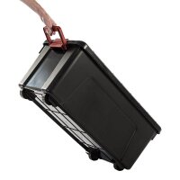 IRIS Ohyama Multi Aufbewahrungsbox 75,0 l schwarz, rot 39,5 x 78,0 x 35,0 cm, 1 St.