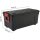IRIS Ohyama Multi Aufbewahrungsbox 75,0 l schwarz, rot 39,5 x 78,0 x 35,0 cm, 1 St.