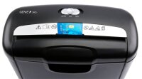GENIE 240 S Aktenvernichter mit Streifenschnitt P-2, 6 mm, bis 6 Blatt, schwarz