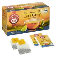 TEEKANNE Bio Schwarzer Tee Earl Grey Bio-Tee 20 Portionen