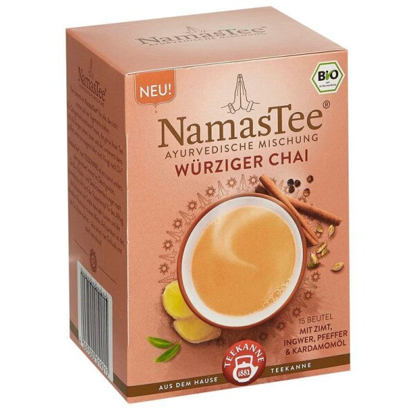TEEKANNE NamasTee® Würziger Chai Bio-Tee 15 Portionen