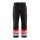 BLAKLÄDER® unisex Warnschutzhose 1564 schwarz, leuchtrot Größe 48