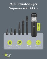 goobay Superoir 77829, 120W Akku-Handstaubsauger