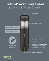 goobay Superoir 77829, 120W Akku-Handstaubsauger