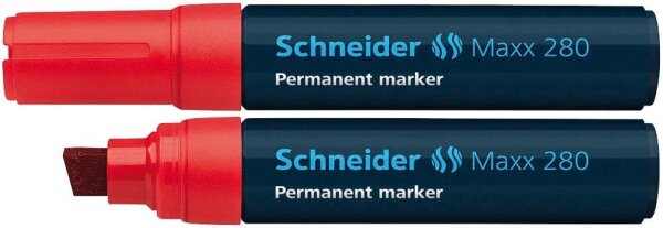 Schneider Maxx 280 Permanentmarker rot 4,0 - 12,0 mm, 1 St.