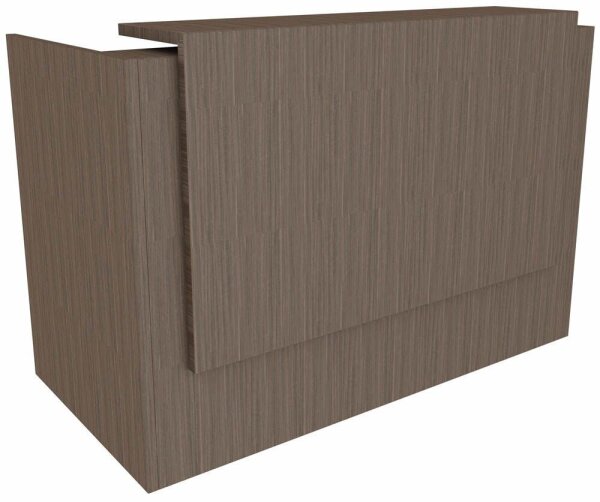Quadrifoglio Empfangstheke gerade, eukalyptus 166,0 x 88,0 x 113,0 cm