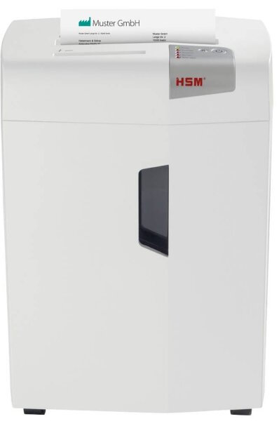 HSM shredstar X12pro Aktenvernichter mit Partikelschnitt P-5, 2 x 15 mm, bis 12 Blatt, weiß