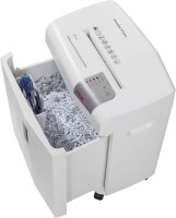 HSM shredstar X12pro Aktenvernichter mit Partikelschnitt P-5, 2 x 15 mm, bis 12 Blatt, weiß