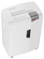 HSM shredstar X12pro Aktenvernichter mit Partikelschnitt P-5, 2 x 15 mm, bis 12 Blatt, weiß